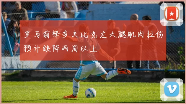 罗马前锋多夫比克左大腿肌肉拉伤预计缺阵两周以上