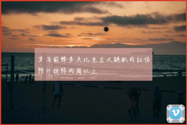 罗马前锋多夫比克左大腿肌肉拉伤预计缺阵两周以上